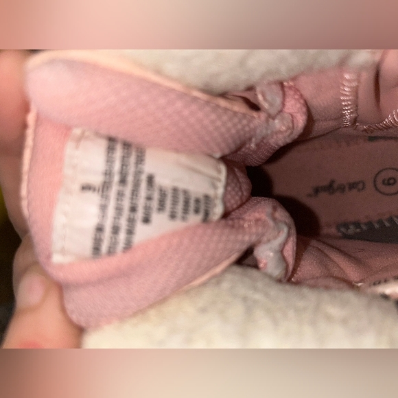 Pink Cat & Jack boots size 9c - Picture 3 of 3